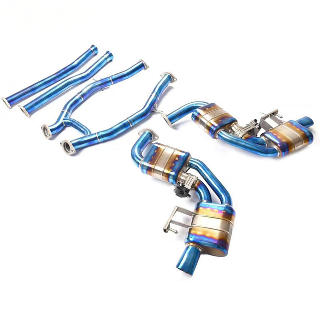 Titanium Valved Catback Exhaust System for Mercedes Benz S63 S63 Coupe C217 5.5T - Bull Boost Performance