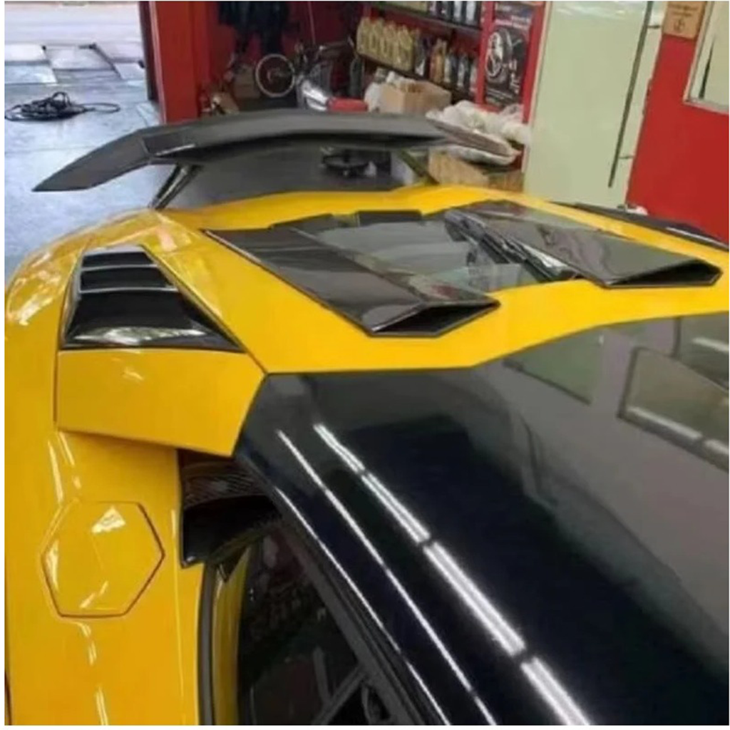 Dry Carbon Fiber Vented Engine Air Intake Replacement for Lamborghini Aventador - Bull Boost Performance