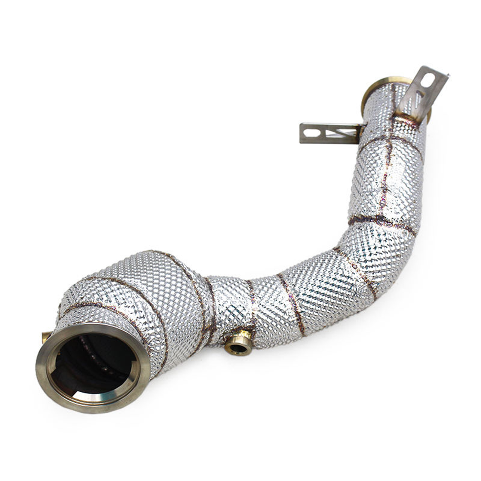 High Flow Catted Downpipe for Mercedes Benz E200 E300 W213 C238 2.0T - Bull Boost Performance