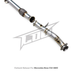 Stainless Steel Catback Exhaust System for Mercedes Benz AMG C43 3.0T - Bull Boost Performance