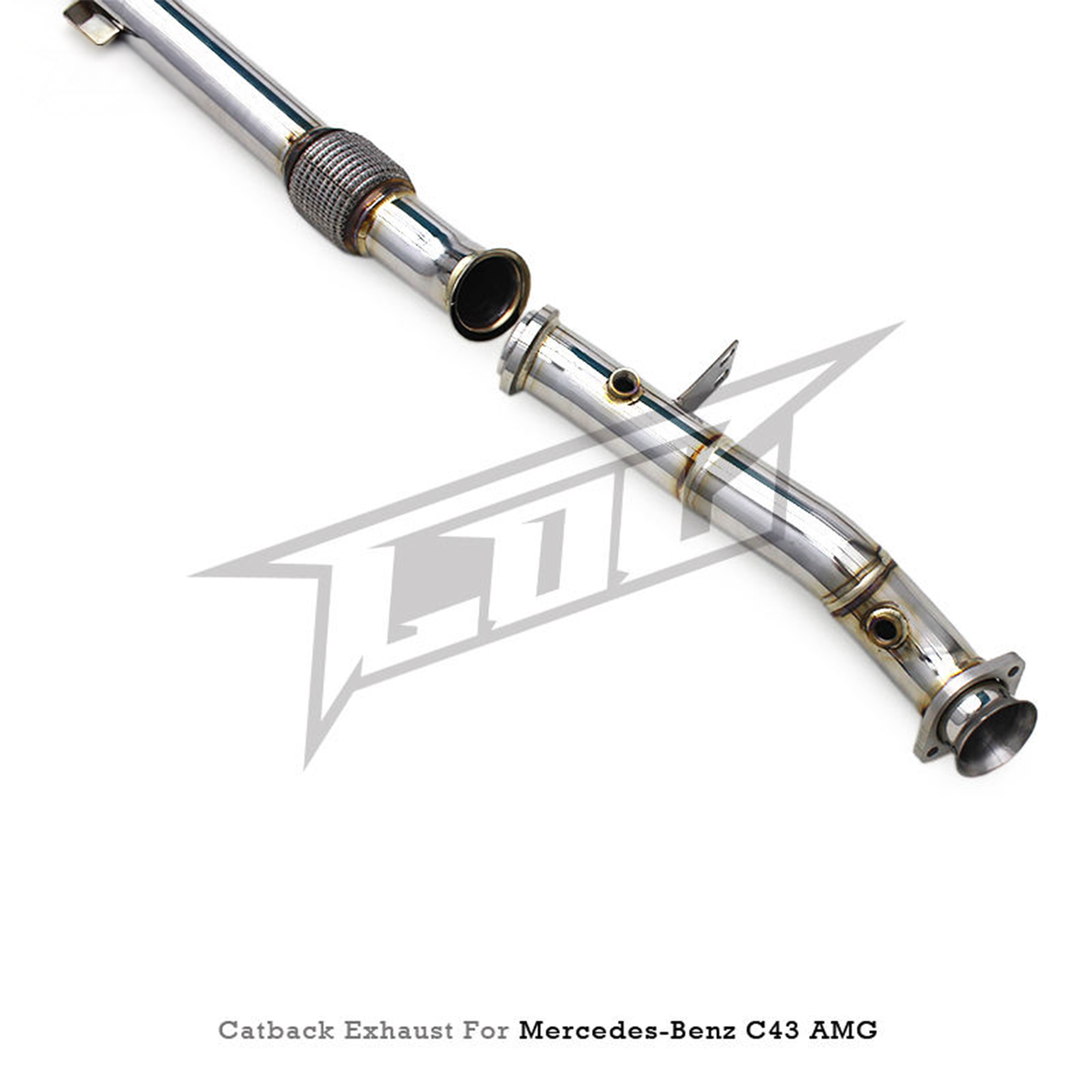 Stainless Steel Catback Exhaust System for Mercedes Benz AMG C43 3.0T - Bull Boost Performance