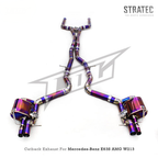 Titanium Valved Catback Exhaust System for Mercedes Benz E63 E63S AMG W213 4.0TT - Bull Boost Performance