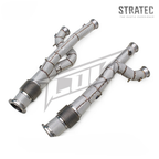 Straight Through Exhaust Downpipe System for Lamborghini Aventador SVJ Ultimae - Bull Boost Performance