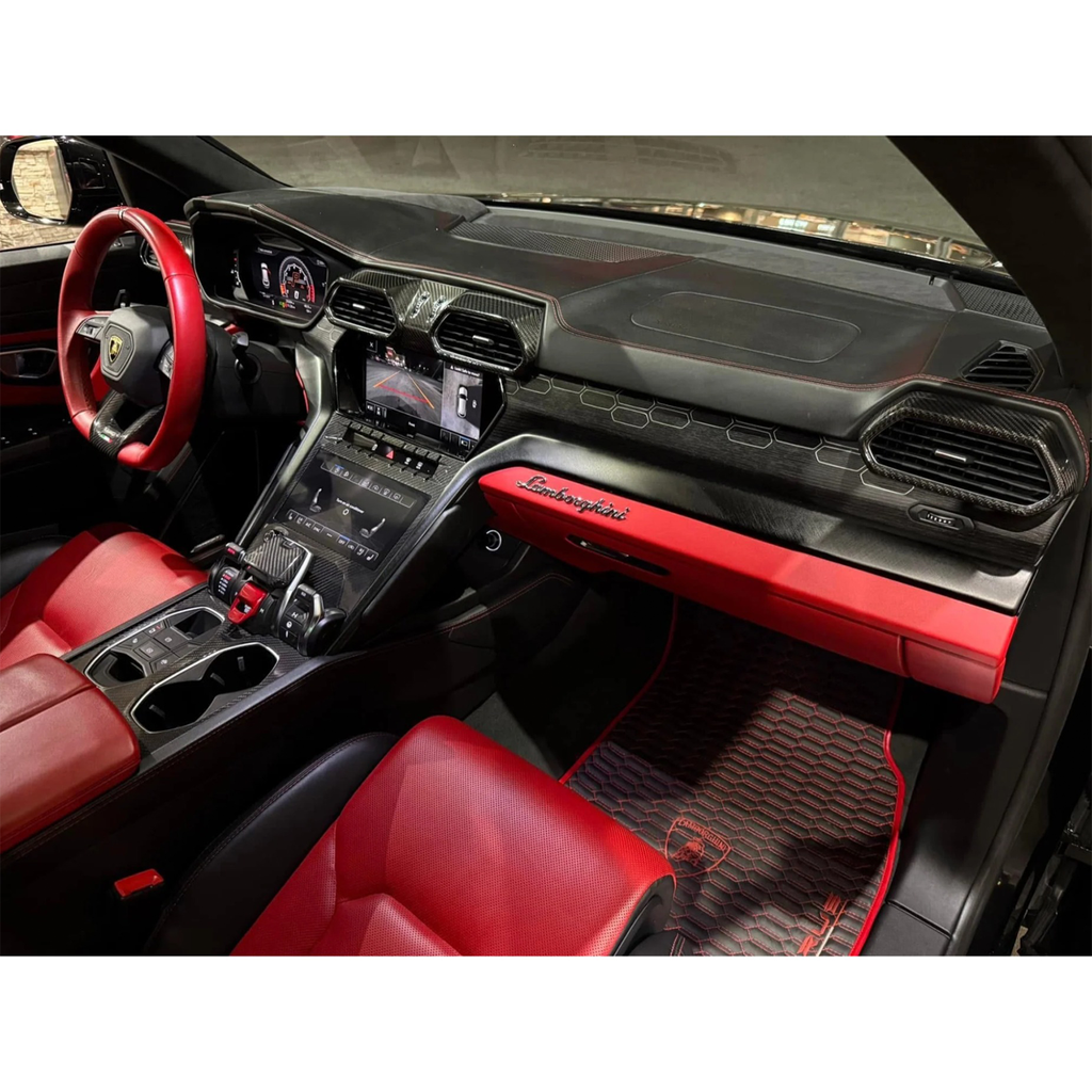 Dry Carbon Fiber Interior Trim Kit for Lamborghini Urus - Bull Boost Performance