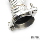 High‑Flow Catted Stainless Steel Downpipe for Jaguar F‑TYPE 3.0T - Bull Boost Performance