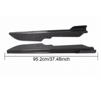 Dry Carbon Fiber Side Skirts Extension Panel for Chevrolet Corvette C8 - Bull Boost Performance