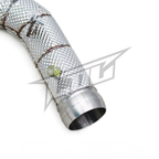 High‑Flow Downpipe with Heat Shield for Mercedes‑Benz E63 / E63S AMG W213 4.0TT - Bull Boost Performance