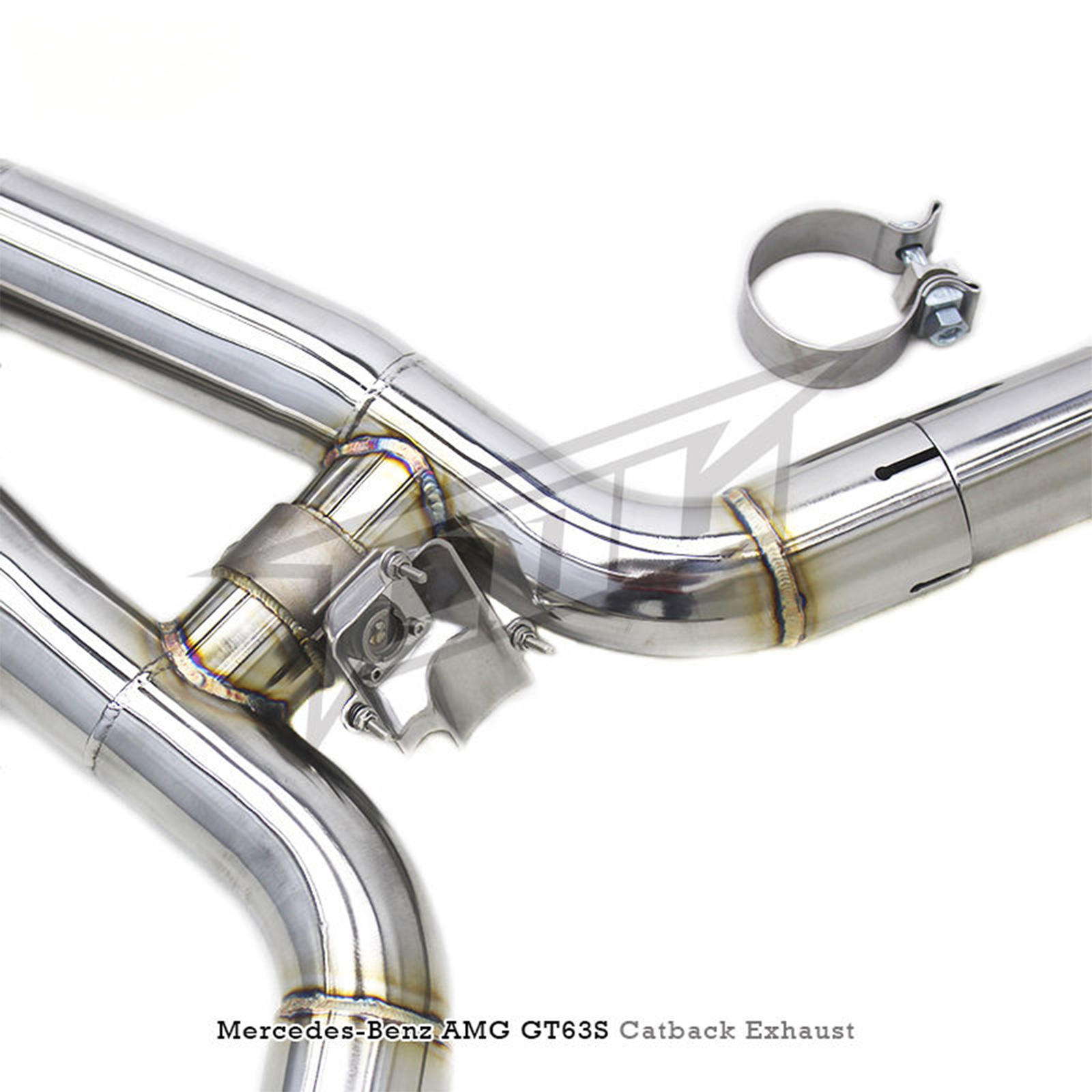 T304 Stainless Steel Catback Exhaust System for Mercedes Benz AMG GT63 GT63S X290 4.0T - Bull Boost Performance