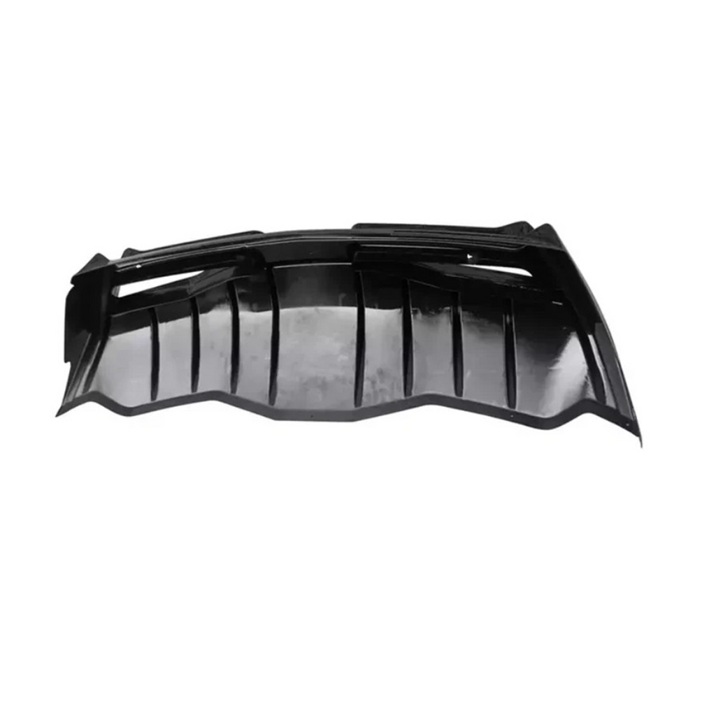 Gloss Black Rear Aggressive Diffuser for Chevrolet Corvette C8 Z51 - Bull Boost Performance