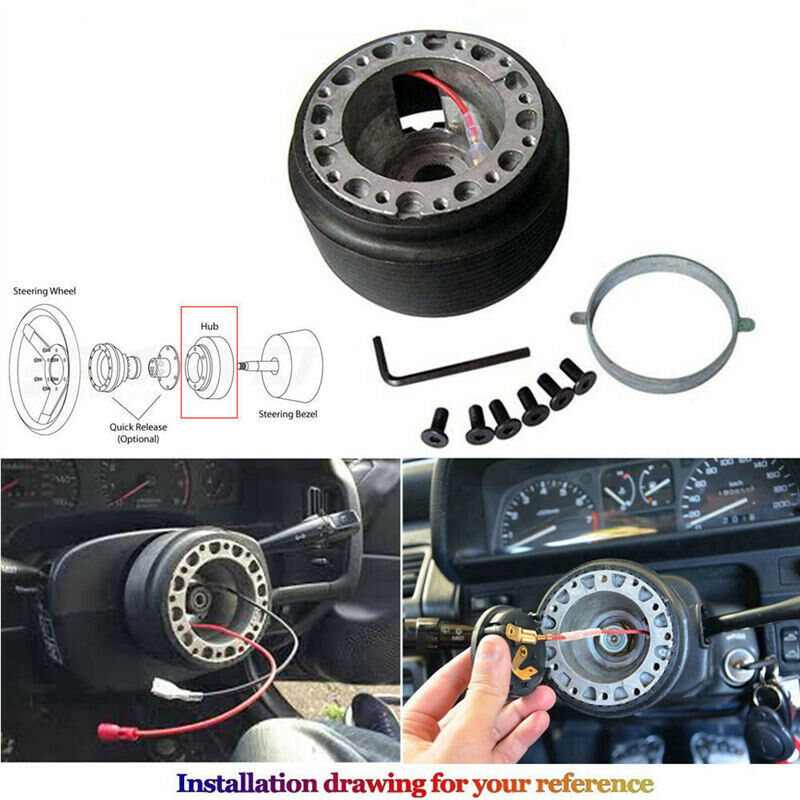 Track Ready Steering Wheel + Hub Adapter for Toyota Chaser KE70 AE71 AE82 AE86 Supra Corolla - Bull Boost Performance
