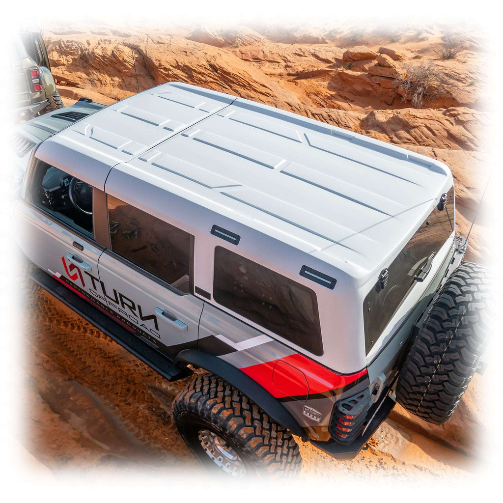 Turn Offroad TR10 Hard Top for Ford Bronco 4-Door with White Gelcoat