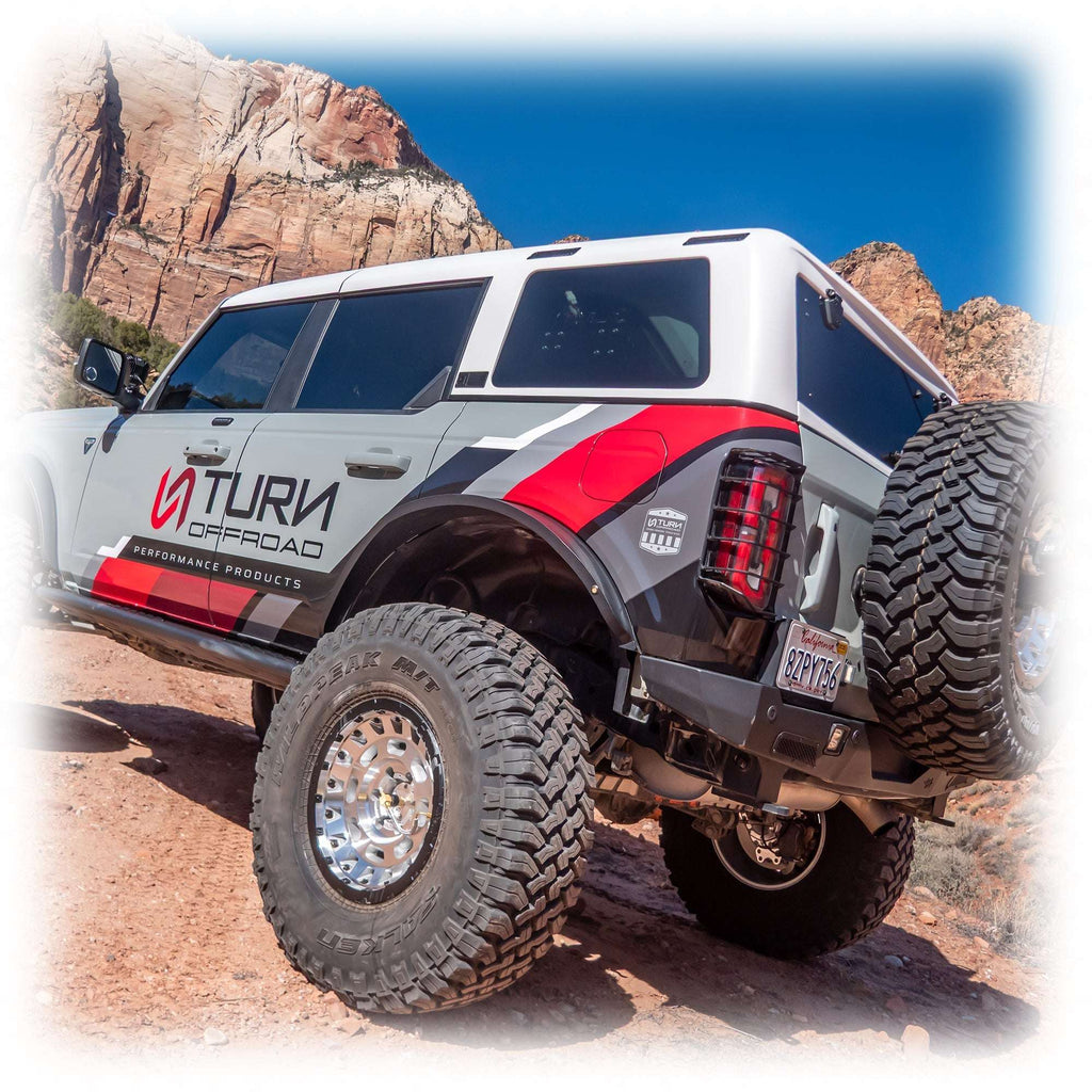 Turn Offroad TR10 Hard Top for Ford Bronco 4-Door with White Gelcoat