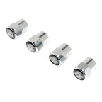 Chrome Valve Stem Tire Caps, Style: Harley Davidson