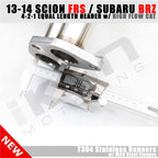 2013-2016 Scion FR-S 4-2-1 Equal Length Header EL Spun High Flow Cat