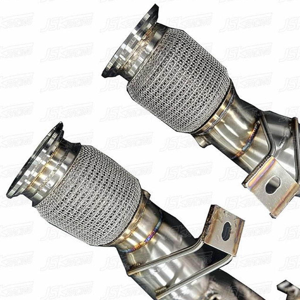 304 Stainless Hi Flow Exhaust Headers Lamborghini Gallardo LP560 LP570 - Bull Boost Performance