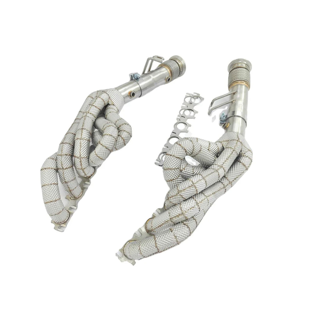 Exhaust Manifold Header Heatshield for Audi R8 V10 5.2L - Bull Boost Performance