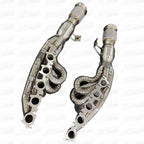 304 Stainless Hi Flow Exhaust Headers Lamborghini Gallardo LP560 LP570 - Bull Boost Performance