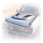Turn Offroad Heat Extraction Fiberglass Hood for Ford Bronco