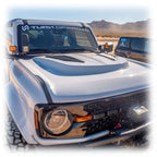 Turn Offroad Heat Extraction Fiberglass Hood for Ford Bronco