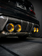 BMW 2/3/4 Series M2 M3 M4 G80 G81 G82 G87 Single Carbon Fiber Muffler Tip Set (2020+)