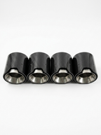 BMW 2/3/4 Series M2 M3 M4 G80 G81 G82 G87 Single Carbon Fiber Muffler Tip Set (2020+)