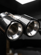 BMW 2/3/4 Series G42 G20/G21 G23 Carbon Fiber Dual Muffler Tips (2019+)
