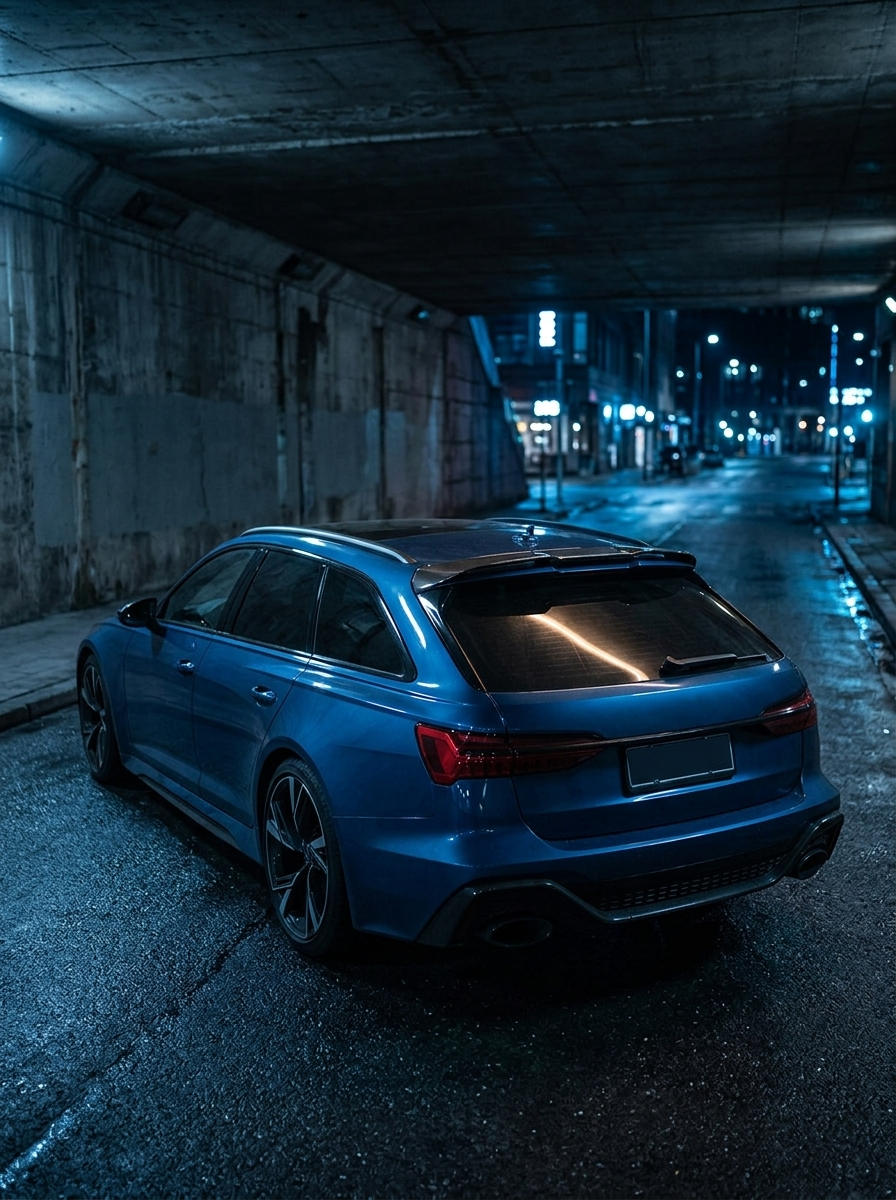 Audi RS6 / A6 C8 Avant Wagon Dry Carbon Fiber Spoiler 2019 - 2021