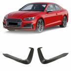 Audi A5 S-Line / S5 B9 Carbon Fiber Front Bumper Canards 2017 - 2019