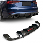 Audi A5 / S5 8T Facelift Carbon Fiber Rear Bumper Diffuser 2017 - 2019