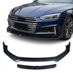 Audi A5 S-Line / S5 B9 Carbon Fiber M&L Style Front Bumper Diffuser Lip 2017 - 2019