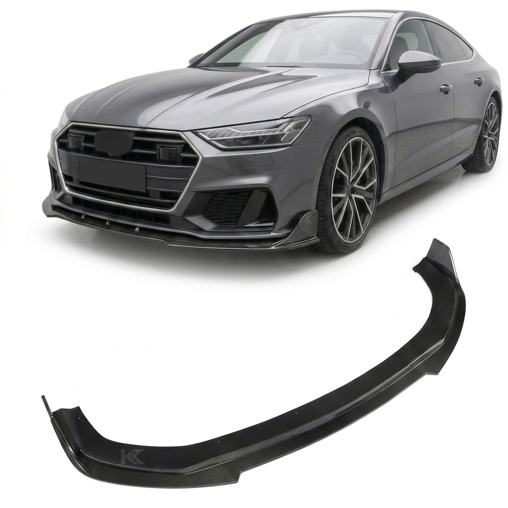 Audi A7 S-Line / S7 Sportback Carbon Fiber Front Chin Lip Spoiler 2019 - Up