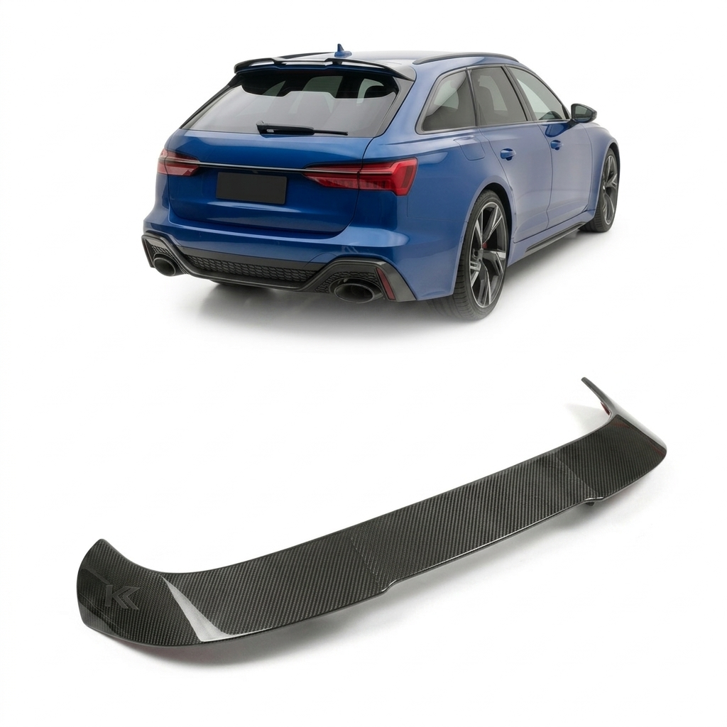 Audi RS6 / A6 C8 Avant Wagon Dry Carbon Fiber Spoiler 2019 - 2021