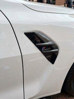 Dry Carbon Fiber Front Fender Vent Trim Set – BMW G80 M3 Competition (2021+)