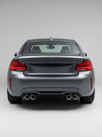 BMW M Power Universal Fit Carbon Fiber Dual Muffler Tips