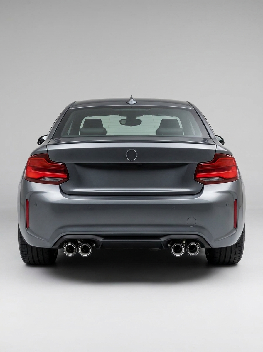 BMW M Power Universal Fit Carbon Fiber Dual Muffler Tips