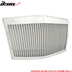 2005-2010 Chrysler 300 300C RR Phantom Chrome Front Bumper Grille ABS