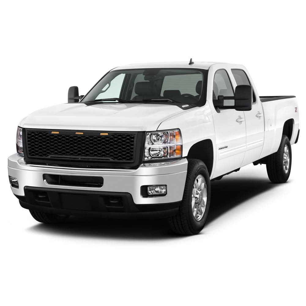 2011-2014 Chevy Silverado 2500 3500 HD Front Bumper Hood Mesh Grille