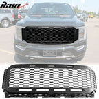 2021-2023 Ford F-150 Grill R Style Front Mesh Car Grille w/ LED ABS
