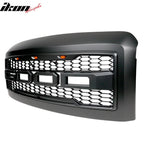 2008-2010 Ford F250 F350 R Matte Black Front Upper Grille w/ Letters