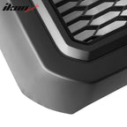 2011-2016 Ford F250 F350 R Style Matte Black Front Bumper Hood Grille