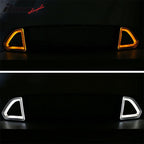 2015-2017 Ford Mustang Front Upper Grille W/White DRL Yellow Signal