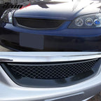2001-2003 Honda Civic 2Dr 4Dr T-R Black Front Hood Grille Grill ABS