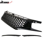Fits 16-18 Honda Civic Coupe Sedan GT Front Lip & Gloss Mesh Grille