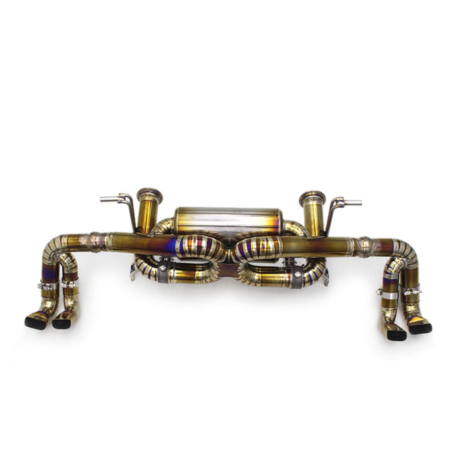 Titanium True F1 Valved Exhaust System for Audi R8 2008–15 Type 42 - Bull Boost Performance