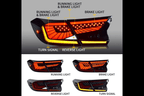 Honda Accord 10th Gen Smoked Dynamic LED Tail Lights (2018-2022)