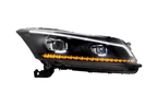 Honda Accord 8th Gen Inspired Black Demon Eyes and Ordinary Projector Headlights (2008-2012)