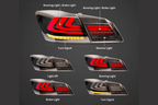 Honda Accord 9th Gen -Red,Red Smoked, Full Smoke- LED Tail Lights Upgrade (2013-2015)