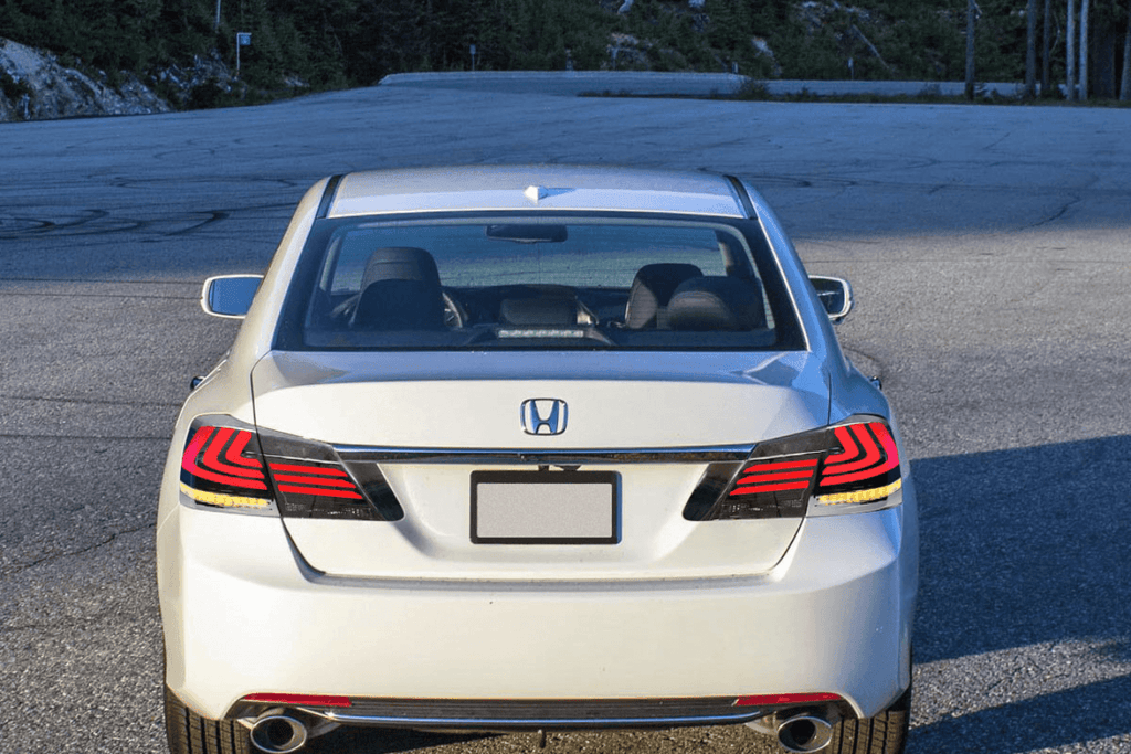 Honda Accord 9th Gen -Red,Red Smoked, Full Smoke- LED Tail Lights Upgrade (2013-2015)