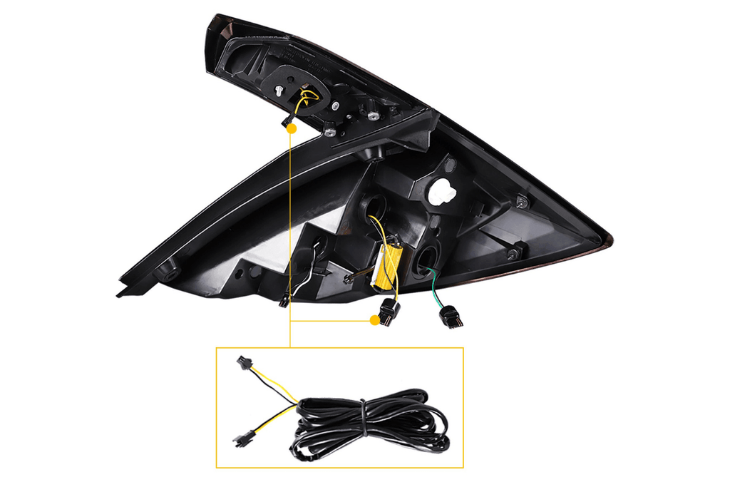 Honda Civic 10th Gen Hatchback and Type R Smoked Style LED Tail Lights Upgrade (2016-2021)