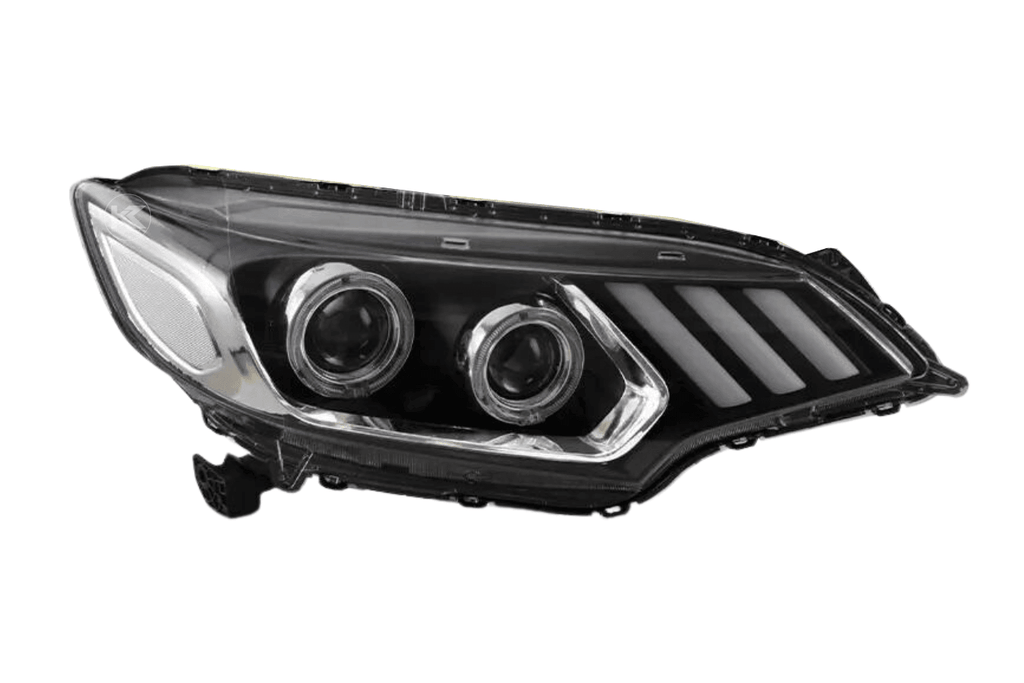 Honda Fit/Jazz 3rd Gen(GK/GH/GP) Black Demon Eyes Dual Beam Projector [Mustang Style] Headlights (2015 - 2020)